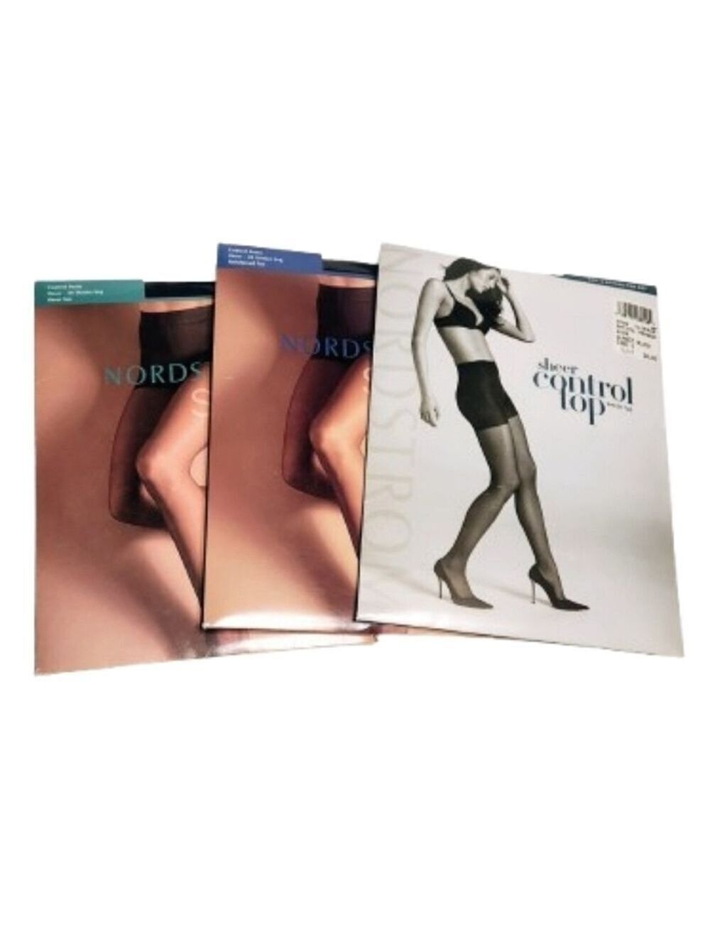 Nordstrom Vintage Control Top Sheer Pantyhose Bundle Size C